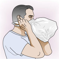 Imagen de cmo actuar en un ataque de angustia con respiracin agitada